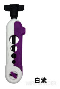 Fiskespö linlindare, bekväm linklämma, lindningsbräda i plast, fiskespö linklämma, fisketillbehör, lindningsbräda White Purple