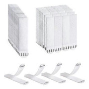 Picture Frame Hanger, 36 Pairs (72 Strips) Self-Adhesive Picture Hangers Without Drilling, Strong Adhesive Strips for Frames, Posters-FS-