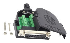 DB25 D SUB 25-stifts hona-hane-adapter Kopparkontakter Industriell RS232-fogmodul Enkel montering Flerfärgad