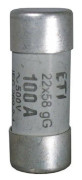 Eti-Polam cylindrisk säkringsinsats 22x58mm 125A gG 400V CH22P med utlösare (006711028)