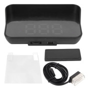 Universal Bil-HUD HD OBD Vindrute Projektor Överhastighetslarm