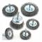 Set med 6 stålborstar för borrmaskiner - 0,012 mm borr - Kolstål - För rengöring av rost, strippning och slipmedel, för borrmaskiner,