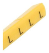 Ergom märkning för ledare OZ-0/L gul 100 st. (E04ZP-01020103300)