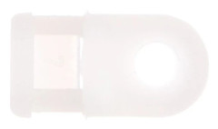EM GROUP ögla-fäste vit F=5mm för kabelband max 4,8mm (BMB5460E)