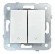 Viko Jalusiknapp Karre 2-knapps vit (90963616)