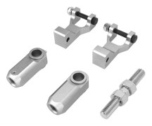 5 Pcs/Set ATV Front Rear Lowering Kit in Aluminum Alloy, Replacement for Raptor 350 660 700 Silver