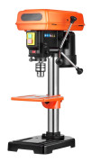 203,2 mm Bänkborrmaskin, 500W Induktionsmotor, Bordborrmaskin med 500 / 890 / 1400 / 1900 / 2500 RPM Justerbar Hastighet, 0-45° Tiltbar