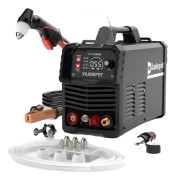 Plasmaskärare, Spänning 220V ± 15%, Ström 15-55A, Maximal Skärdjup 15 mm, Mått 45,5 x 35,5 x 31 cm, Vikt 8,8 kg
