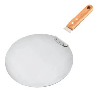 Pizzaspade, Ergonomisk Design, Hållbar Konstruktion,Silver