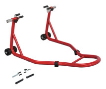 Motorcykelställ, Justerbart Stöd, Tungt Design,Röd