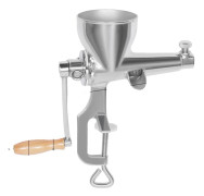 Manuell vetegräsjuicer, rostfritt stål, hög juiceutvinning,Silver