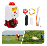 Ogräspruta, 20L kapacitet, 25,4cc motorvolym, 0,7kW effektuttag, maximalt tryck 30 kgf/cm², 8500 r/min fläkthastighet