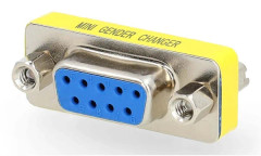 Nedis CCGB52810ME kabelkontakter D-SUB Blå, Silver