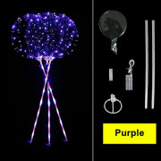 Återanvändbar lysande LED-ballong, rund klar ballong, födelsedagsfest, bröllopsdekoration, LED-bubbla A