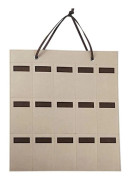 CDQ 15 fack glasögonställ i filt för solglasögon och glasögon, beige