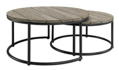 Anson soffbord charcoal 2-set
