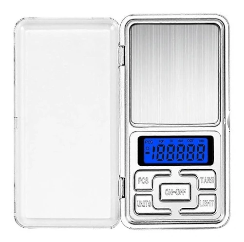 Bärbar digital våg 0,01g x 200g Precision Mini fickvåg med bakgrundsbelyst LCD-display