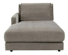 Reno schäslong hailey taupe vänster