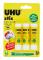 UHU Set med 3 Stic 8,2g + prov av patafix
