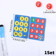 1Set Ersättningsmagneter Fotboll Basket Coaching Board Taktik