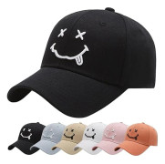 Basebollkeps med broderad, enfärgad hatt Unisex Justerbar bomull 6-panels Vintage Truckerkeps Peak Keps Golf Löparhatt Utomhuskeps