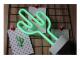 Kaktus LED Neonskylt Nattlampa, USB/Batteri Fest Barnrumsinredning