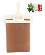 Glidande pizzaspade, smart glidande pizzaspade, non-stick glidande pizzaspade, stor glidande pizzaspade med handtag — för att flytta pizza