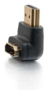  80562 - C2G 90° Down Adapter - HDMI-adapter - HDMI (hane) till HDMI (hona) - svart - 90° kontakt