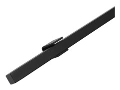 Designerhandledare svart fyrkantig - 150 cm + 2 konsoler