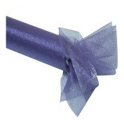 Dekorativ organza 16 cm, 1 rulle, hyacint