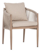 Stol MEDINA 61,5x62,5x74 cm beige