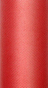 Slät röd tyll 30cm x 9m 1 st.