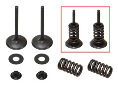 PSYKISKA INSUGNINGSVENTILER (VENTILSATS MED FJÄDRAR OCH BRICKA) KAWASAKI KXF 450 '09-'15 (KX 450 F) STÅL (MX-09528I) (36X5,47X78,2MM)