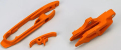Liten och stor glidare + kedjestyrningssats - KTM SX 125/150/250 Orange '11-16 UFO