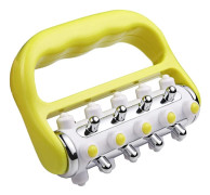 Anti Cellulite Massager Fascia Mini Trigger Point Deep Tissue Myofascial Release Tool (Yellow)