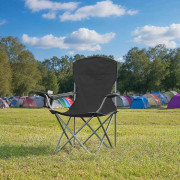 Campingstol set om 2, fiskestol, lastbar upp till 150 kg
