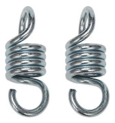 300 kg kraftiga galvaniserade järnhängmattfjädrar kompatibla med hängstolar, verandagungor - 2-pack