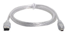 USB till 4-stifts FireWire IEEE 1394-kabel för Mini DV HDV-videokamera PC-redigering, Sony/JVC/Panasonic