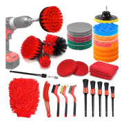 Car Detailing Kit, 31 Pieces Reliable Car Cleaning Kit Includes Various Soft Car Detailing Brushes for Interior and Exterior Cleaning