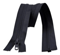 Delbar dragkedja 75 cm - Svart - DIY Svart