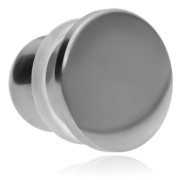 Titanplugg med o-ring - silver - PT-020 5 mm