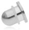Titanplugg med o-ring - silver - PT-020 5 mm