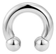 Hästsko - invändig gänga - silver - P-005 6.0/16/10
