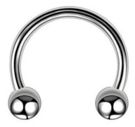 Hästsko - klassisk silver - P-001 1.6/10/4