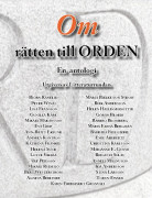Om r?tten till ORDEN
