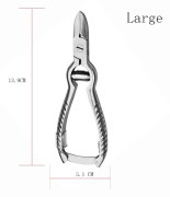 Professionell manikyr nagelbandspusher för finger- och tånaglar, borttagare av död hud, nagelklippare, fotsax, tång, pedikyrverktyg La