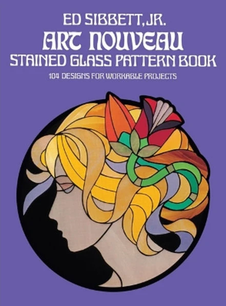 Art Nouveau Stained Glass Pattern Book