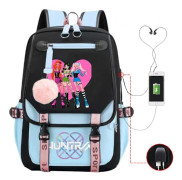 K-Pop Demon Hunters Anime Ryggsäck Söt Tecknad Väska för Studenter