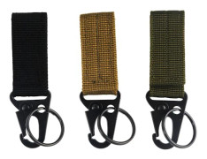 3st Karbinhake Nyckelkrok Nylon, Bälteskarbinhake, Taktisk Nyckelring Väst, Taktisk Hängande Spänne Bälte Hängande Karbinhake för