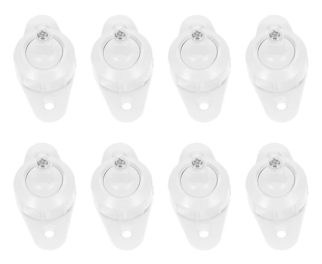 8 delar väggmonteringssats i plast och metall för exakt positionering av infraröd sensor, bred kompatibilitet, dörr, husbilsmontering -